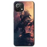MRCİLETİSİM (mrc120395) Atatürk Portre Kılıf HD Desen Baskılı Arka Kapak Xiaomi Mi 11 Lite ile uyumlu