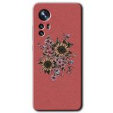 MRCİLETİSİM (mrc122287) Retro Çiçek Kılıf HD Desen Baskılı Arka Kapak Xiaomi Mi 12 Pro ile uyumlu