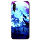 MRCİLETİSİM (mrc123509) Mega Kurt Kılıf HD Desen Baskılı Arka Kapak Xiaomi Mi 9 SE ile uyumlu