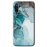 MRCİLETİSİM (mrc123597) Buzul Mermer Kılıf HD Desen Baskılı Arka Kapak Xiaomi Mi 9 SE ile uyumlu