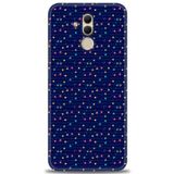 MRCİLETİSİM (mrc12439) Tam Ekran Koruyucu Kılıf HD Baskılı Kılıf Gökyüzü Çizimi Huawei Mate 20 Lite ile uyumlu