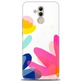 MRCİLETİSİM (mrc12487) Tam Ekran Koruyucu Kılıf HD Baskılı Kılıf Çiçekk Huawei Mate 20 Lite ile uyumlu