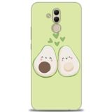 MRCİLETİSİM (mrc12541) Tam Ekran Koruyucu Kılıf HD Baskılı Kılıf Avacado Huawei Mate 20 Lite ile uyumlu