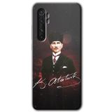 MRCİLETİSİM (mrc125547) Kemal Atatürk Kılıf HD Desen Baskılı Arka Kapak Xiaomi Mi Note 10 Lite ile uyumlu