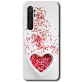 MRCİLETİSİM (mrc125640) Kalpli Şekerleme Kılıf HD Desen Baskılı Arka Kapak Xiaomi Mi Note 10 Lite ile uyumlu