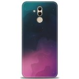 MRCİLETİSİM (mrc12583) Tam Ekran Koruyucu Kılıf HD Baskılı Kılıf Gökyüzü Huawei Mate 20 Lite ile uyumlu