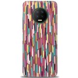 MRCİLETİSİM (mrc12788) Tam Ekran Koruyucu Kılıf HD Baskılı Kılıf Renk Renk Infinix Note 7 ile uyumlu