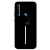 MRCİLETİSİM mrc128142 Sönmüş Kibrit Kılıf Baskılı Kapak Tam Ekran Koruyucu Xiaomi Redmi Note 8 ile uyumlu