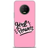 MRCİLETİSİM (mrc12815) Tam Ekran Koruyucu Kılıf HD Baskılı Kılıf Girll Power Infinix Note 7 ile uyumlu