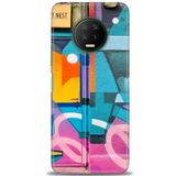 MRCİLETİSİM (mrc12867) Tam Ekran Koruyucu Kılıf HD Baskılı Kılıf Print Nest Infinix Note 7 ile uyumlu
