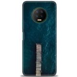 MRCİLETİSİM (mrc12891) Tam Ekran Koruyucu Kılıf HD Baskılı Kılıf İskele Infinix Note 7 ile uyumlu