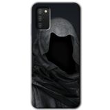 MRCİLETİSİM mrc1305 Death Kılıf Baskılı Kapak 5D Tam Kaplayan Cam Samsung Galaxy A02s ile uyumlu