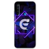 MRCİLETİSİM (mrc13290) Dark Neon Yaprak H Harfi Kılıf Baskılı Kapak Tam Kaplayan Mat Seramik Xiaomi Redmi Note 8 ile uyumlu