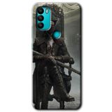 MRCİLETİSİM mrc133844 Bloodborne Hunters Kılıf HD Desen Baskılı Arka Kapak + Temperli Cam General Mobile GM 21 Plus ile uyumlu