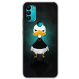 MRCİLETİSİM mrc134311 Angry Duck Kılıf HD Desen Baskılı Arka Kapak + Temperli Cam General Mobile GM 21 Plus ile uyumlu