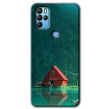 MRCİLETİSİM mrc134534 House In Woods Kılıf HD Desen Baskılı Arka Kapak + Temperli Cam General Mobile GM 21 Pro ile uyumlu