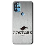 MRCİLETİSİM mrc134842 Göktürk Kılıf HD Desen Baskılı Arka Kapak + Temperli Cam General Mobile GM 21 Pro ile uyumlu