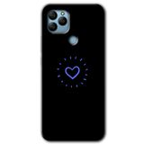MRCİLETİSİM mrc135718 Heart Strokes Kılıf HD Desen Baskılı Arka Kapak + Temperli Cam General Mobile GM 22 Plus ile uyumlu