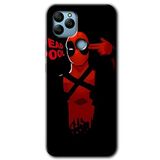 MRCİLETİSİM mrc135768 DeadPool 4 Kılıf HD Desen Baskılı Arka Kapak + Temperli Cam General Mobile GM 22 Plus ile uyumlu