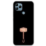 MRCİLETİSİM mrc136183 Thor Çekiç Kılıf HD Desen Baskılı Arka Kapak + Temperli Cam General Mobile GM 22 ile uyumlu