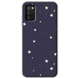 MRCİLETİSİM mrc1372 Gökyüzü Yıldız Kılıf Baskılı Kapak 5D Tam Kaplayan Cam Samsung Galaxy A02s ile uyumlu