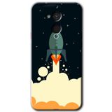 MRCİLETİSİM mrc137449 Space Smoke Kılıf HD Desen Baskılı Arka Kapak + Temperli Cam General Mobile GM 8 ile uyumlu