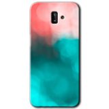 MRCİLETİSİM mrc13754 Flu Işık Kılıf Baskılı Kapak 5D Tam Kaplayan Cam Samsung Galaxy J6 Plus ile uyumlu