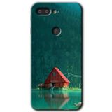 MRCİLETİSİM mrc138122 House In Woods Kılıf HD Desen Baskılı Arka Kapak + Temperli Cam General Mobile GM 9 Pro ile uyumlu