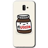 MRCİLETİSİM mrc13886 Nutella Aşkım Kılıf Baskılı Kapak 5D Tam Kaplayan Cam Samsung Galaxy J6 Plus ile uyumlu