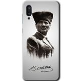 MRCİLETİSİM mrc139544 Mustafa Kemal Atatürk Kılıf HD Desen Baskılı Arka Kapak Samsung Galaxy A02 ile uyumlu