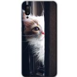 MRCİLETİSİM mrc139607 Kedi Bakışı Kılıf HD Desen Baskılı Arka Kapak Samsung Galaxy A02 ile uyumlu