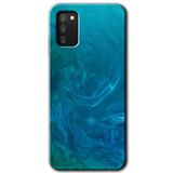 MRCİLETİSİM mrc139646 Mavi Aura Kılıf HD Desen Baskılı Arka Kapak Samsung Galaxy A02s ile uyumlu