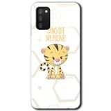 MRCİLETİSİM mrc139796 Sevimli Kedi 1 Kılıf HD Desen Baskılı Arka Kapak Samsung Galaxy A02s ile uyumlu