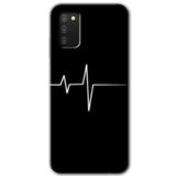 MRCİLETİSİM mrc139854 Heart Rytm Kılıf HD Desen Baskılı Arka Kapak Samsung Galaxy A02s ile uyumlu
