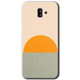 MRCİLETİSİM mrc13986 Color Wall Kılıf Baskılı Kapak 5D Tam Kaplayan Cam Samsung Galaxy J6 Plus ile uyumlu