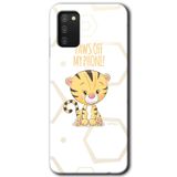 MRCİLETİSİM mrc140346 Sevimli Kedi 1 Kılıf HD Desen Baskılı Arka Kapak Samsung Galaxy A03s ile uyumlu