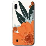 MRCİLETİSİM mrc141413 Portakal Çiçeği Kılıf HD Desen Baskılı Arka Kapak Samsung Galaxy A10 ile uyumlu