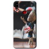 MRCİLETİSİM mrc142360 I am Groot Kılıf HD Desen Baskılı Arka Kapak + Temperli Cam Samsung Galaxy A10s ile uyumlu