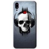 MRCİLETİSİM mrc142423 Müzik Kurukafa Kılıf HD Desen Baskılı Arka Kapak Samsung Galaxy A10s ile uyumlu