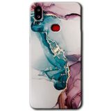 MRCİLETİSİM mrc142540 Liquid Mermer Kılıf HD Desen Baskılı Arka Kapak Samsung Galaxy A10s ile uyumlu
