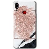 MRCİLETİSİM mrc142675 Simli Mermer Kılıf HD Desen Baskılı Arka Kapak Samsung Galaxy A10s ile uyumlu