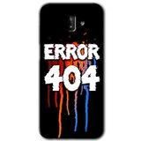 MRCİLETİSİM mrc14277 404 Error Kılıf Baskılı Kapak 5D Tam Kaplayan Cam Samsung Galaxy J6 Plus ile uyumlu