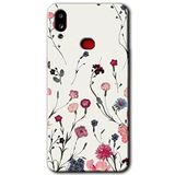 MRCİLETİSİM mrc142876 Mat Çiçek Kılıf HD Desen Baskılı Arka Kapak Samsung Galaxy A10s ile uyumlu