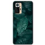MRCİLETİSİM (mrc14604) Yağmurlu Yaprak Kılıf Baskılı Kapak Tam Kaplayan Mat Seramik Xiaomi Redmi Note 10 Pro ile uyumlu