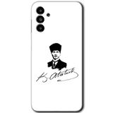 MRCİLETİSİM mrc146137 Kemal Atatürk İmza Kılıf HD Desen Baskılı Arka Kapak Samsung Galaxy A13 5G ile uyumlu
