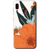 MRCİLETİSİM mrc148013 Portakal Çiçeği Kılıf HD Desen Baskılı Arka Kapak Samsung Galaxy A20 ile uyumlu