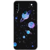 MRCİLETİSİM mrc148557 Samanyolu Galaksi Kılıf HD Desen Baskılı Arka Kapak + Temperli Cam Samsung Galaxy A20s ile uyumlu