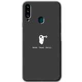 MRCİLETİSİM mrc148714 Headshot Kılıf HD Desen Baskılı Arka Kapak + Temperli Cam Samsung Galaxy A20s ile uyumlu