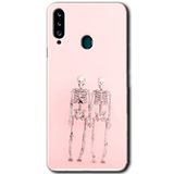 MRCİLETİSİM mrc148995 Yaşayan Çift Kılıf HD Desen Baskılı Arka Kapak Samsung Galaxy A20s ile uyumlu
