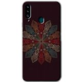 MRCİLETİSİM mrc149070 Mandala Flower Wal Kılıf HD Desen Baskılı Arka Kapak Samsung Galaxy A20s ile uyumlu